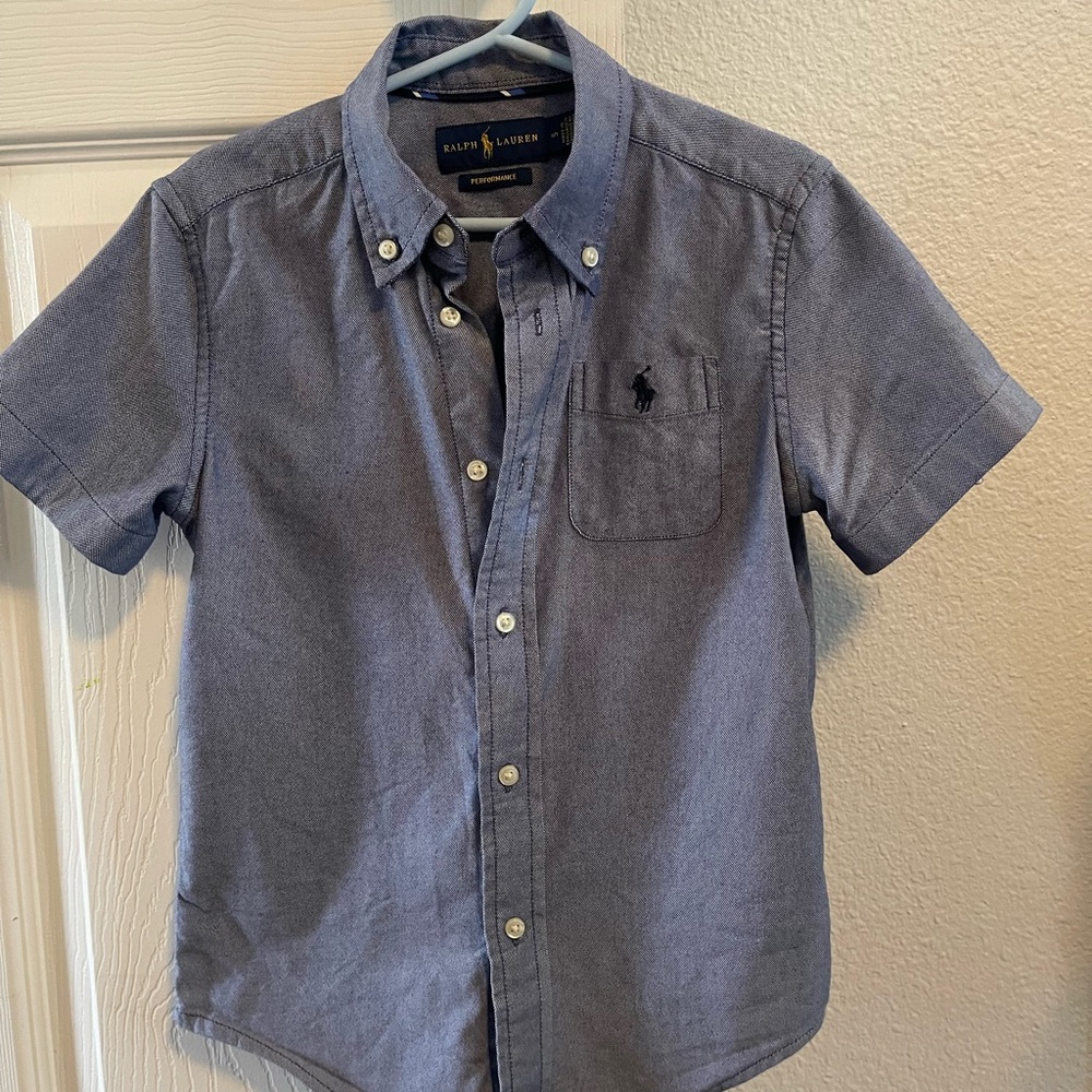 Ralph Lauren Boys Blue Casual Button Down Shirt
Size 5